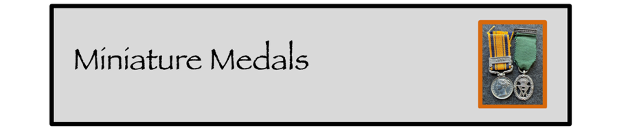 Miniature Medals