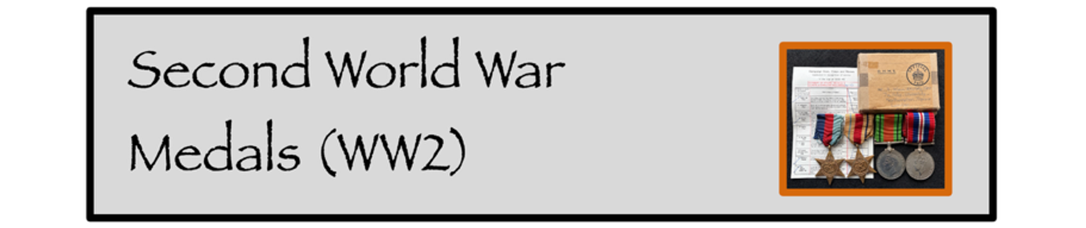 Second World War Medals (WW2)