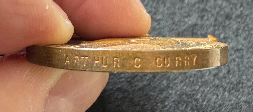 Mixed collection of medals & other items to ARTHUR CURRY, 2/10th Bn Middlesex Regiment (wounded at Gallipoli) & Wiltshire Special Constabulary, & 2 x rare American Red Cross certificates to his wife DOROTHY CURRY, a volunteer at the ‘DONUT DUGOUT’ Devizes