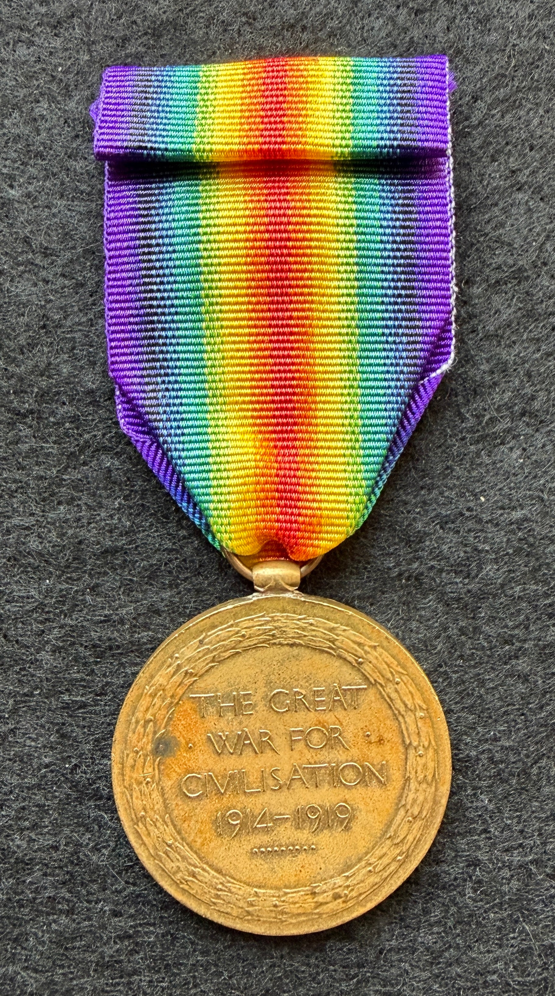 WW1 Victory Medal – WILFRID DUNCAN-JONES - 2/1st Shropshire Yeomanry – Unusual award