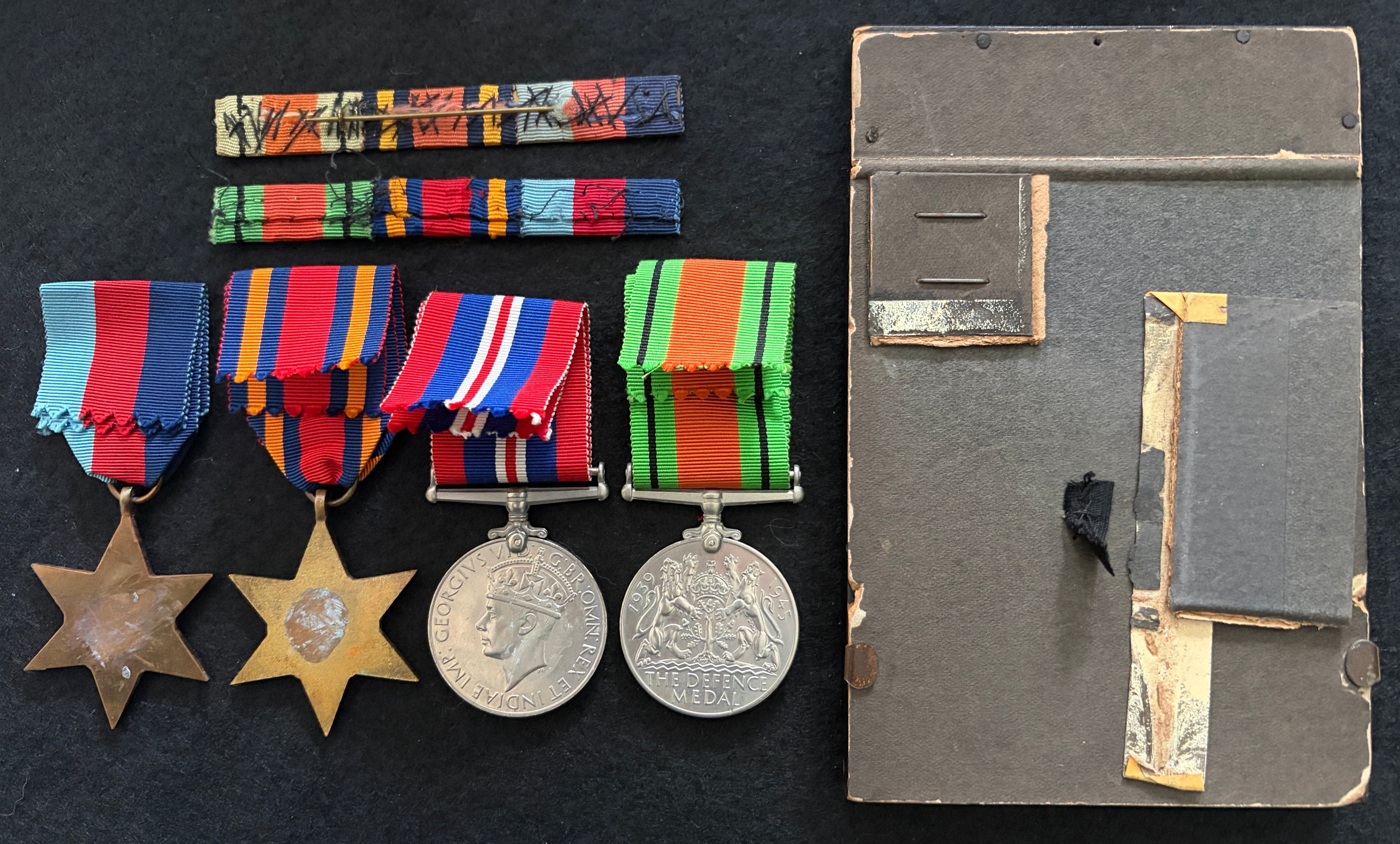 WW2 Burma Star Medal Group – 1939-1945 Star, Burma Star, Defence Medal & War Medal - JEFFREY PETER HARRIS – Royal Air Force Volunteer Reserve