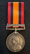 Queen’s South Africa Medal with ‘Laing’s Nek’ bar – Private JAMES HOLLAND – Royal Lancashire Regiment