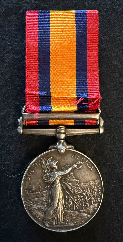 Queen’s South Africa Medal with ‘Laing’s Nek’ bar – Private JAMES HOLLAND – Royal Lancashire Regiment