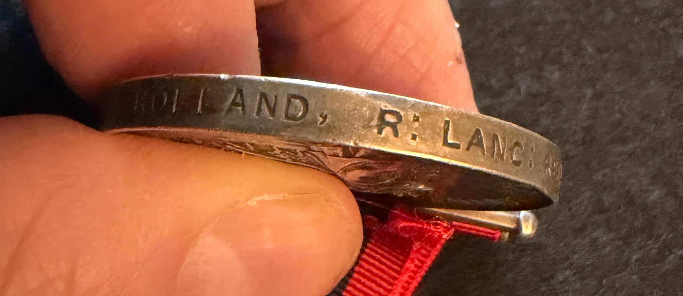 Queen’s South Africa Medal with ‘Laing’s Nek’ bar – Private JAMES HOLLAND – Royal Lancashire Regiment