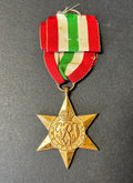 WW2 single medal - Italy Star - awarded to B.O.KILLIAN - South African