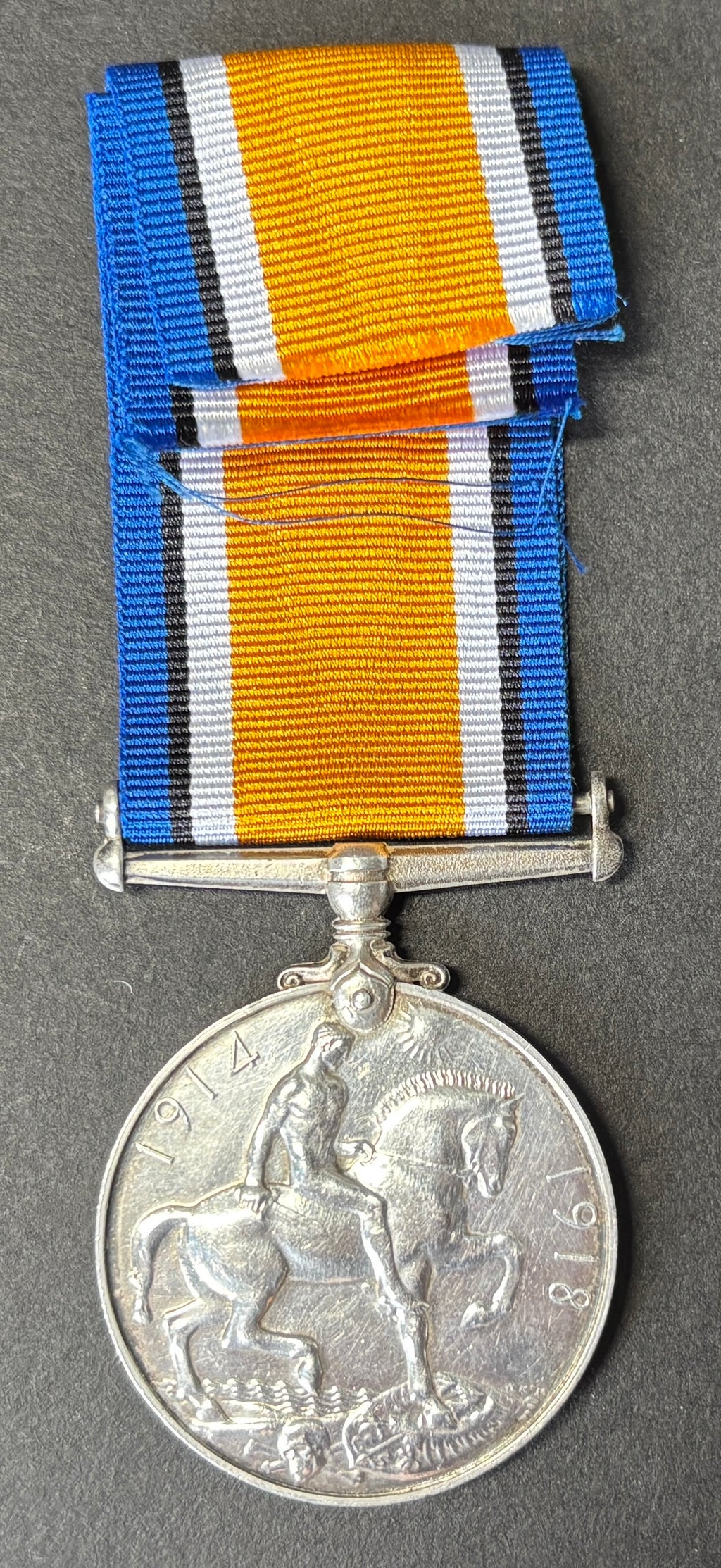 WW1 British War Medal - ALFRED GEORGE WALKER - Mercantile Fleet Auxiliary (MFA) – Believed to be a survivor of RMS / HMS ALCANTARA