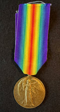 WW1 Victory Medal (Single medal only) awarded to Private JOSEPH BALDWIN of the Royal Army Medical Corps