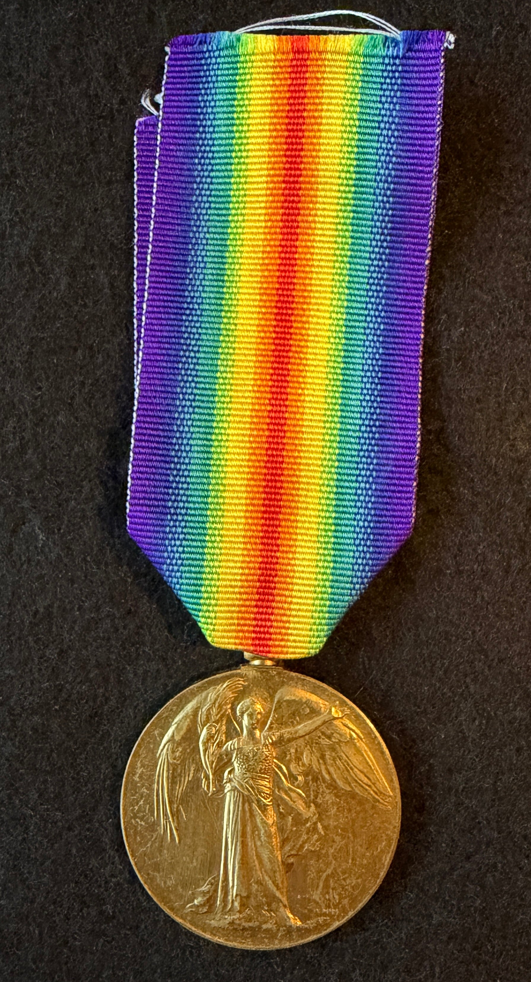 WW1 Victory Medal (Single medal only) awarded to Private JOSEPH BALDWIN of the Royal Army Medical Corps