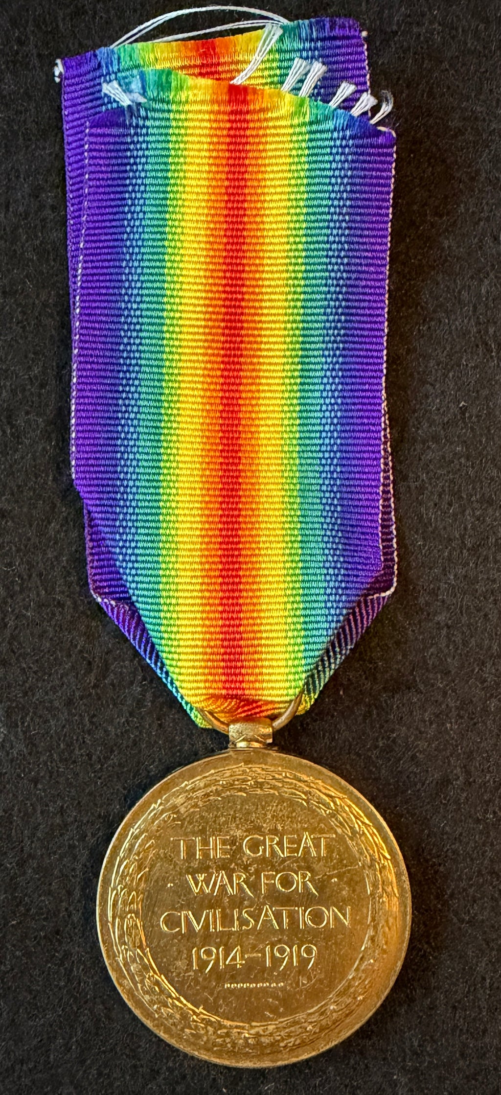 WW1 Victory Medal (Single medal only) awarded to Private JOSEPH BALDWIN of the Royal Army Medical Corps