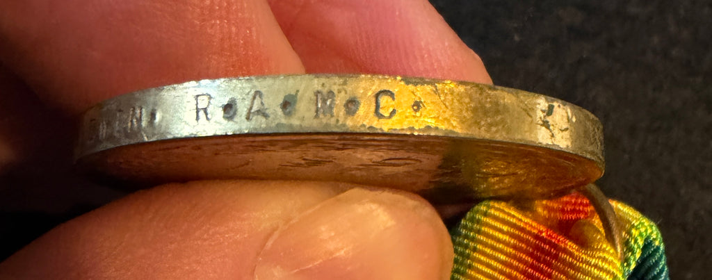 WW1 Victory Medal (Single medal only) awarded to Private JOSEPH BALDWIN of the Royal Army Medical Corps