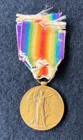 WW1 Victory Medal (single medal only) – awarded to Petty Officer CHARLES PARKER – Royal Navy – aboard ‘HMS Nonsuch’ during the Battle of Jutland