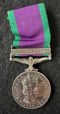 General Service Medal (1962) with ‘Northern Ireland’ clasp – awarded to Sapper G C SCOTT of the Royal Engineers