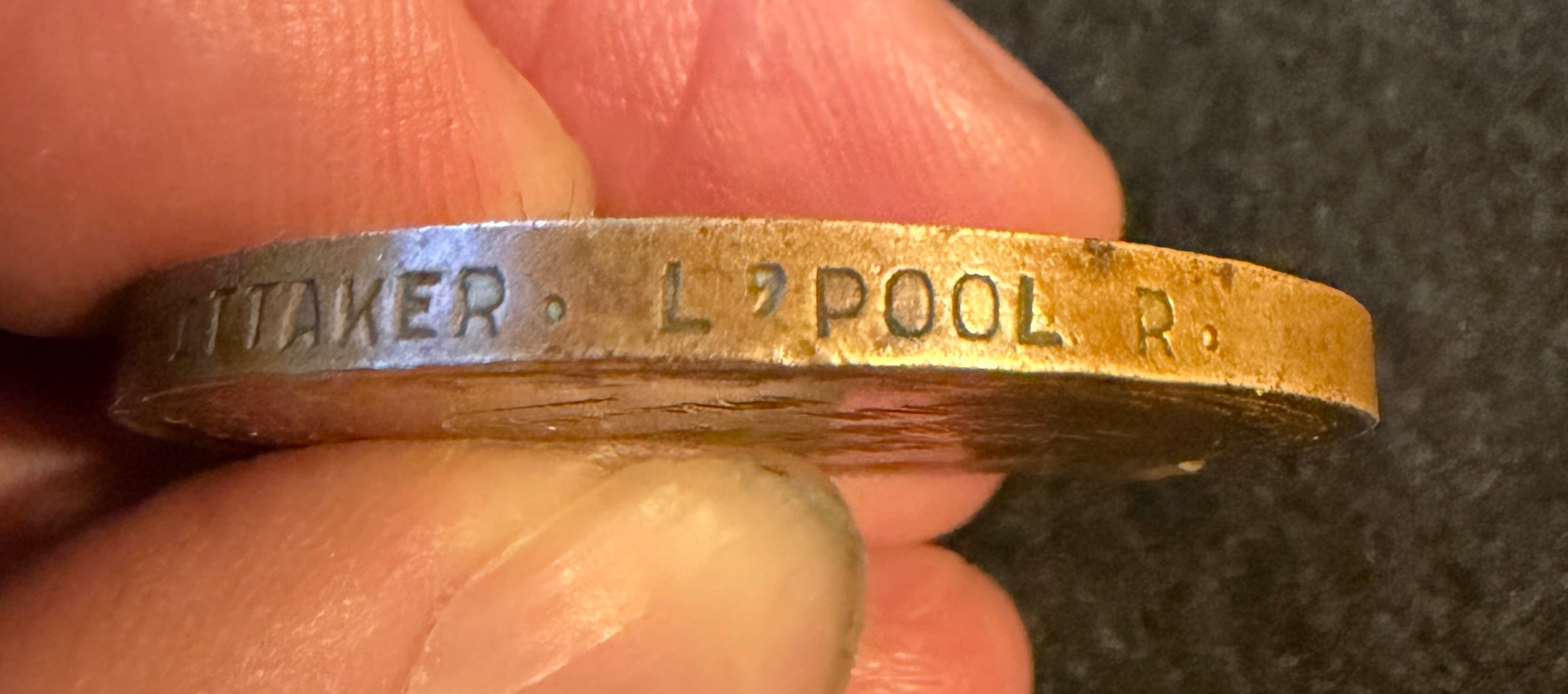 WW1 Victory Medal (single medal only, without ring suspender and ribbon) – awarded to Private GEORGE WHITTAKER of the 1st Battalion the King’s (Liverpool Regiment)
