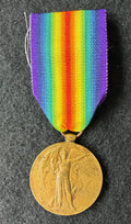 WW1 Victory Medal (Single medal only) – Awarded to Private ANDREW SWAN of the 17th (Service) Battalion Royal Scots, also known as ‘Rosebery’s Bantams’ – Wounded in action