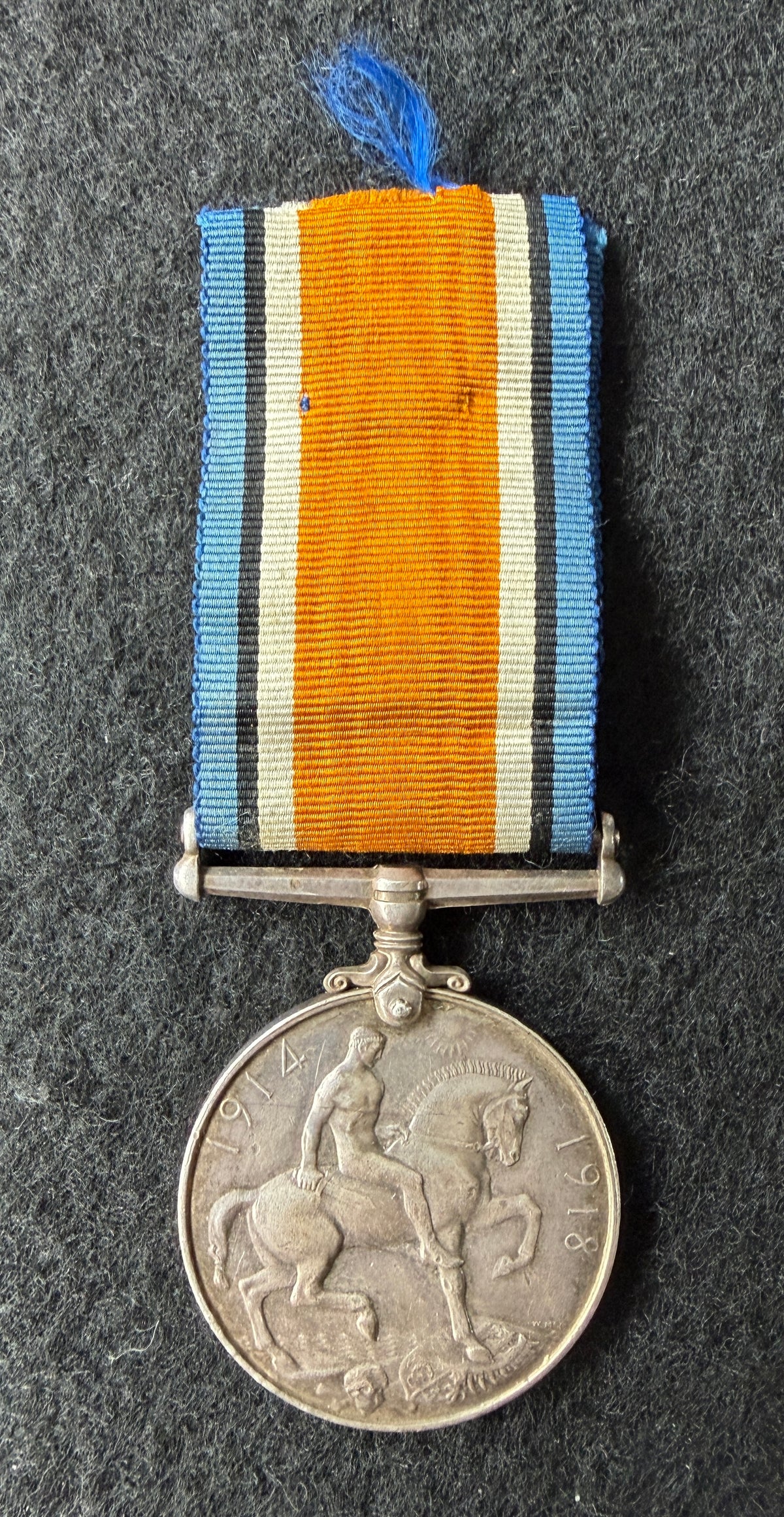 WW1 British War Medal (single medal only) - Awarded to Private S/7980 FRANCIS ALEXANDER of the Army Ordnance Corps and the Army Service Corps - 2nd ASC Repair Shop (Rouen) & 364th Motor Transport Company (Calais)