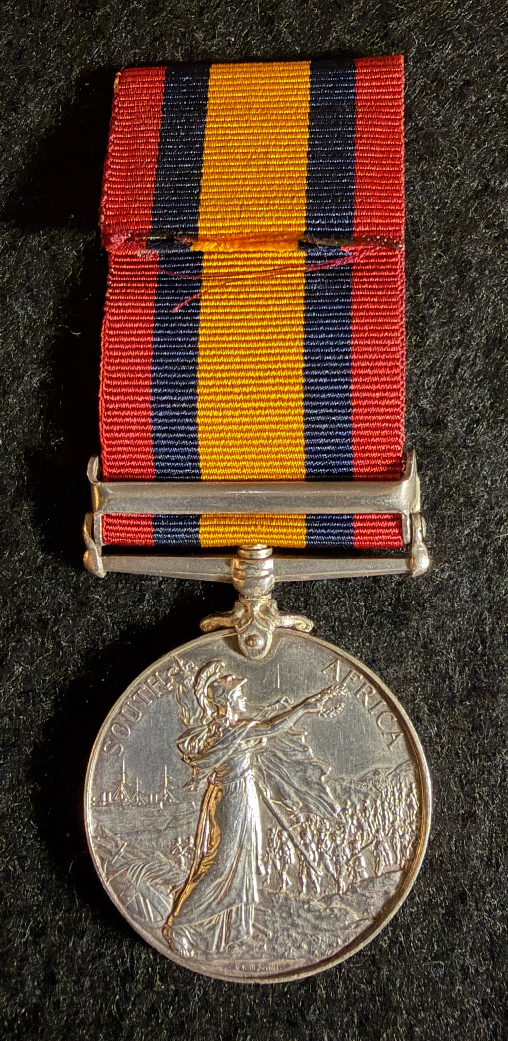Queen’s South Africa Medal with ‘Transvaal’ Bar – Awarded to C281 3rd Class Trooper CHARLES JAMES ANDREWS of the South African Constabulary