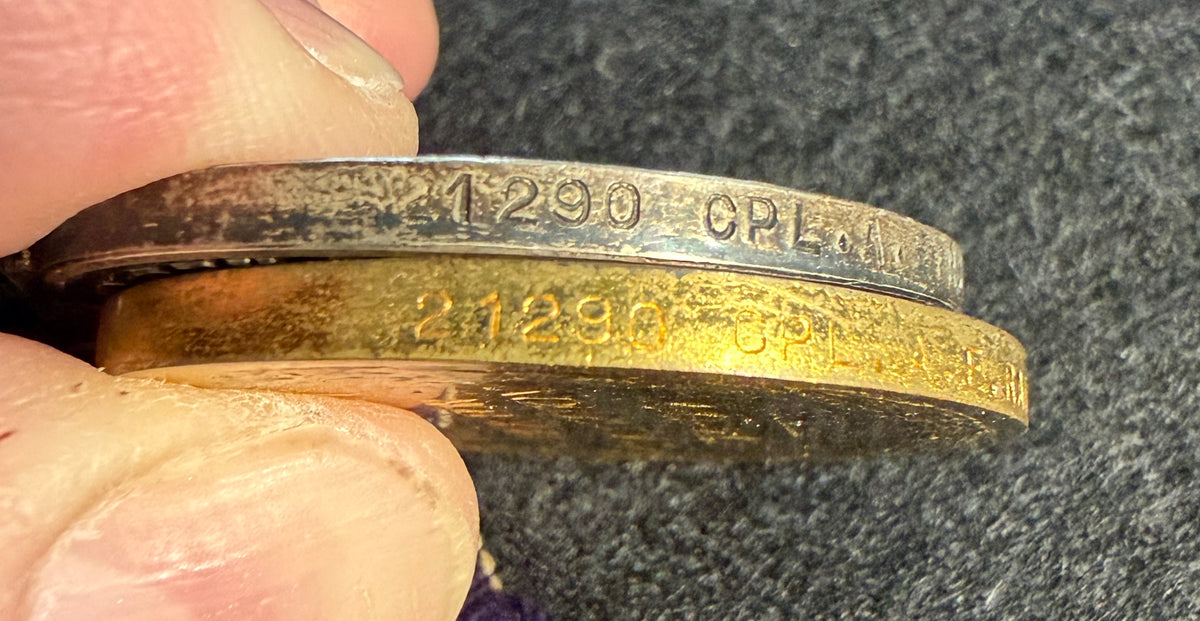 WW1 Medal pair – British War Medal & Victory Medal (missing 1914-15 Star) awarded to Corporal ARTHUR ERNEST RADCLIFFE, 1st Battalion Northumberland Fusiliers – Killed in action 27th March 1916 at ST ELOI, a significant and well publicised action