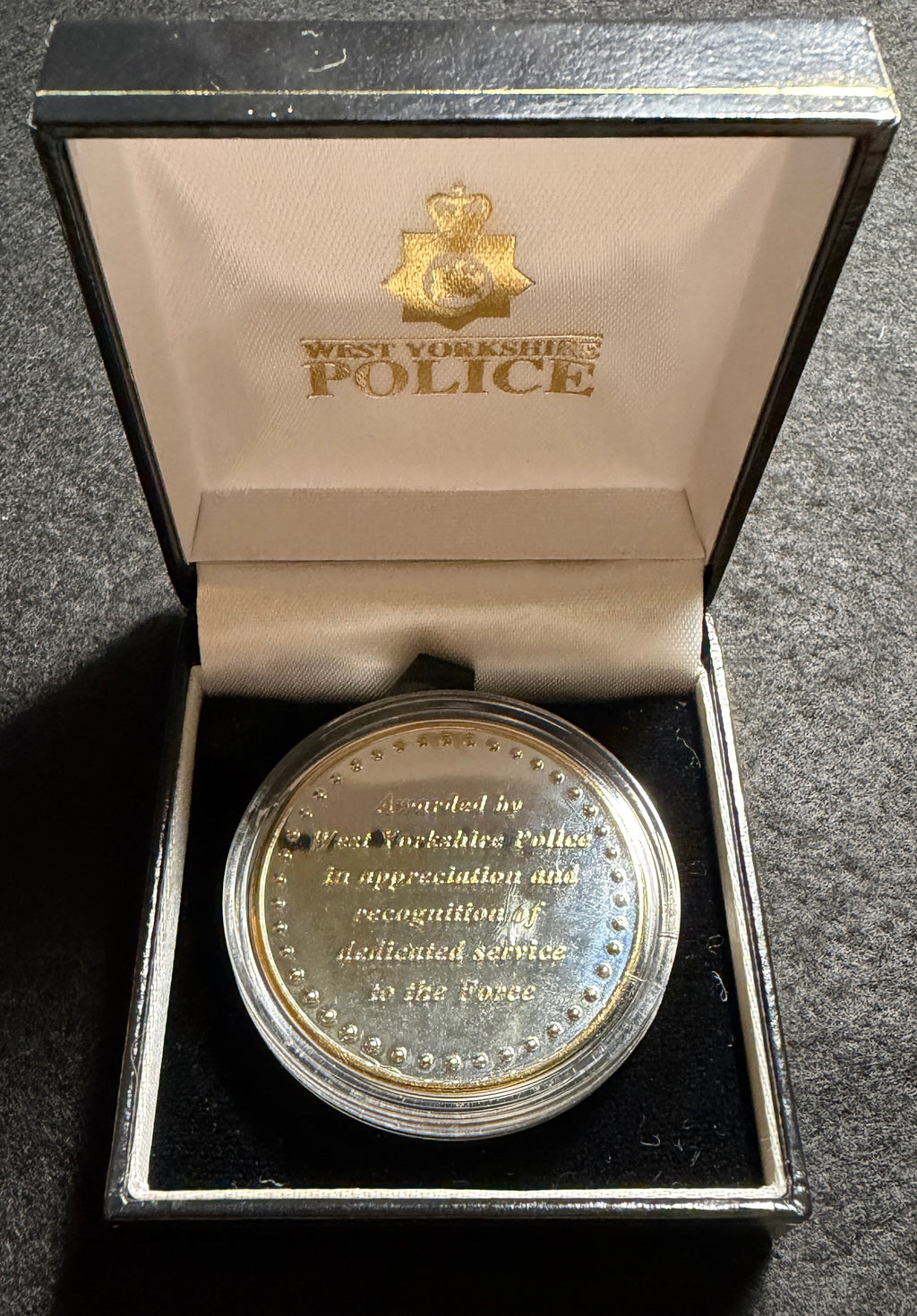POLICE medal group – Defence Medal, West Riding Constabulary Police Long Service & Good Conduct Medal, St John Ambulance Association Medal + re-examination bars & West Yorkshire Police Retirement Medal awarded to Police Constable DAVID TODD JACQUES