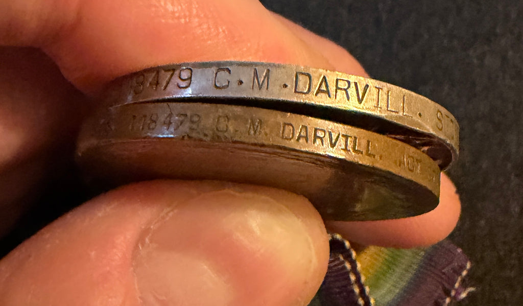 British War, Victory Medal & Imperial Service Medal - CECIL MARTIN DARVILL – ‘STOKER’ in the Royal Navy, Royal Air Force & Air Ministry + original service records - Served on HMS SPORTIVE in BLACK SEA operations, including EVACUATION FROM ODESSA 1920