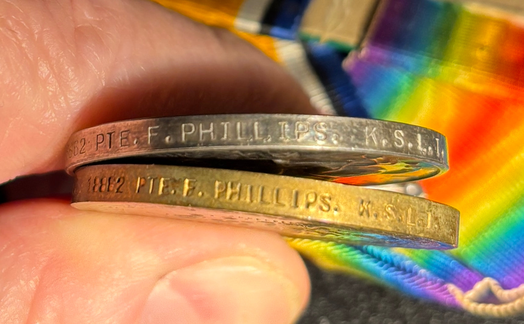 Boer War & WW1 x 5 medal group – Queen’s South Africa Medal, King’s South Africa Medal, 1914-15 Star, British War Medal & Victory Medal - FREDERICK PHILLIPS – King’s Shropshire Light Infantry & Somerset Light Infantry – Died of disease February 1919