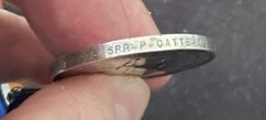 WW1 single medal - British War Medal - PERCY CATTERALL - Royal Engineers – KIA Killed in Action 1918 ‘Fourth Battle of Ypres’